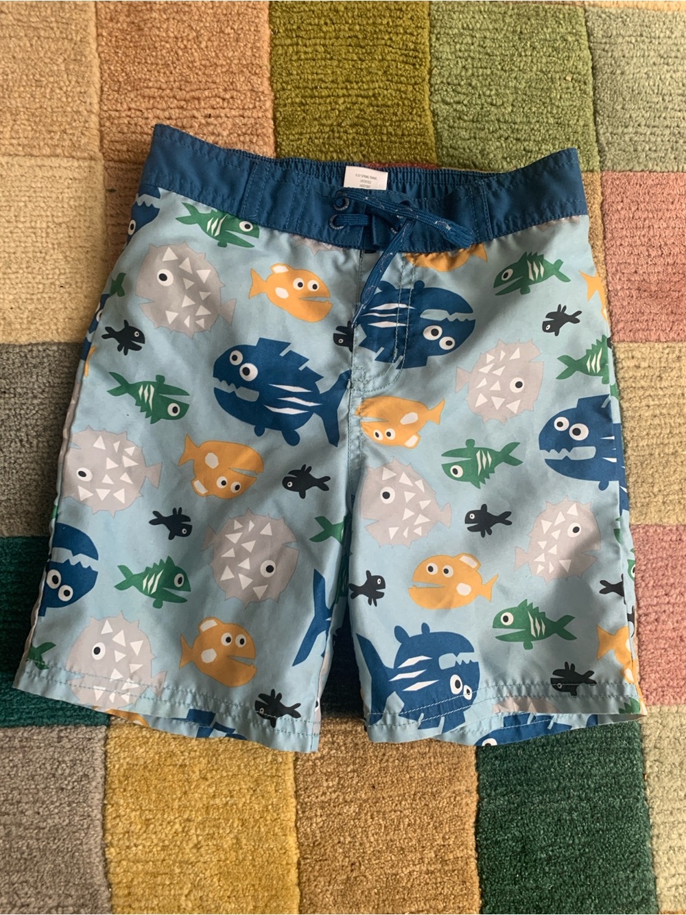 2T Gymboree Swim Trunks Fish Sharks Sea Creatures